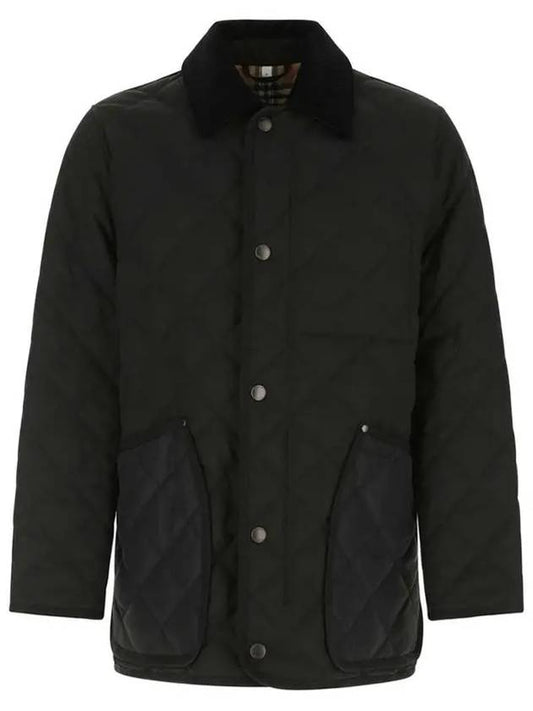 Quilted Thermoregulated Barn Jacket Black - BURBERRY - BALAAN 2