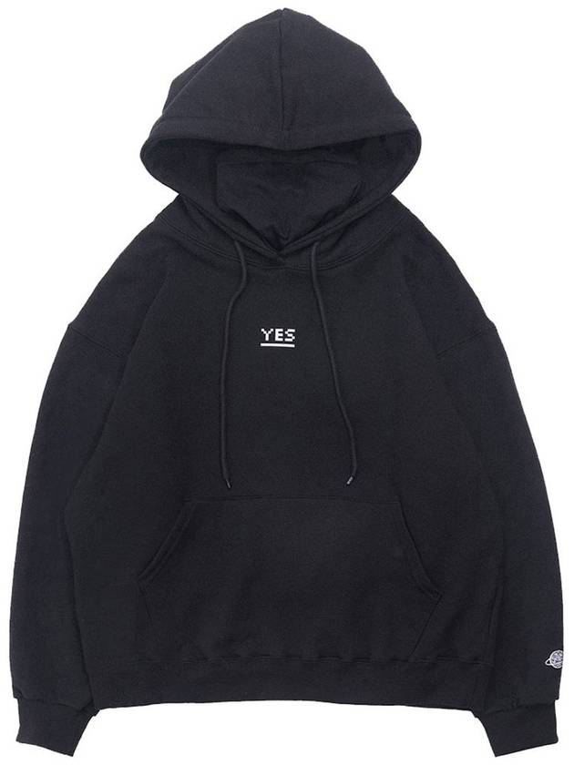 YES Mask Hoodie Oversize fit Black - AOX - BALAAN 8