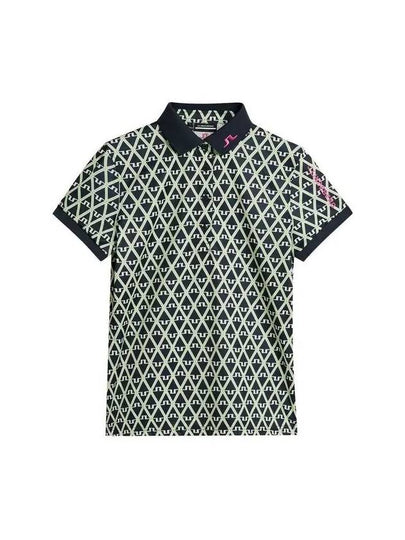 Golf Tour Tech Print Polo GWJT09007 O500 Women's Tour Tech Print Polo - J.LINDEBERG - BALAAN 2