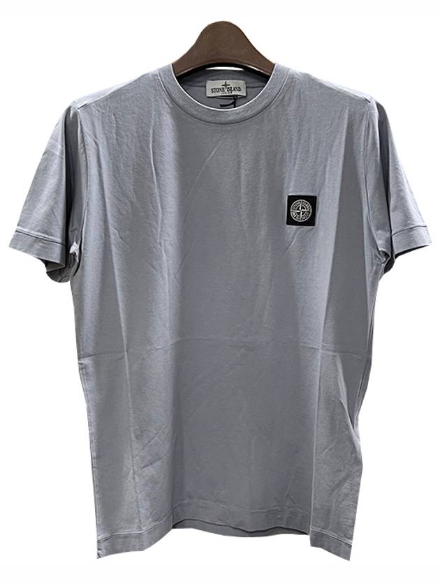 Kids Logo Patch Short Sleeve T Shirt 10 12 Light Blue 781620147 V0047 - STONE ISLAND - BALAAN 2