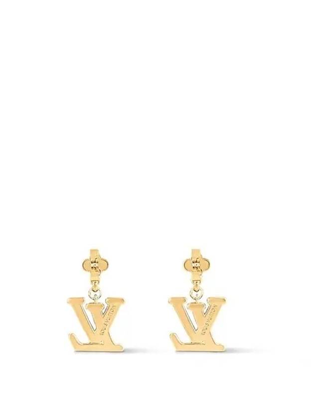 Lady LV Earrings Gold - LOUIS VUITTON - BALAAN 4