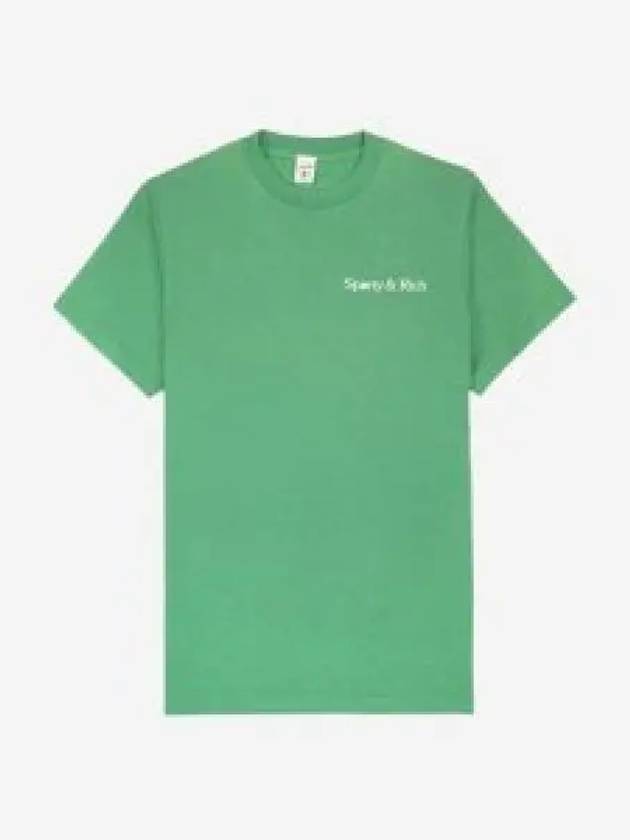 Racquet Club Cotton Short Sleeve T-Shirt Green - SPORTY & RICH - BALAAN 2