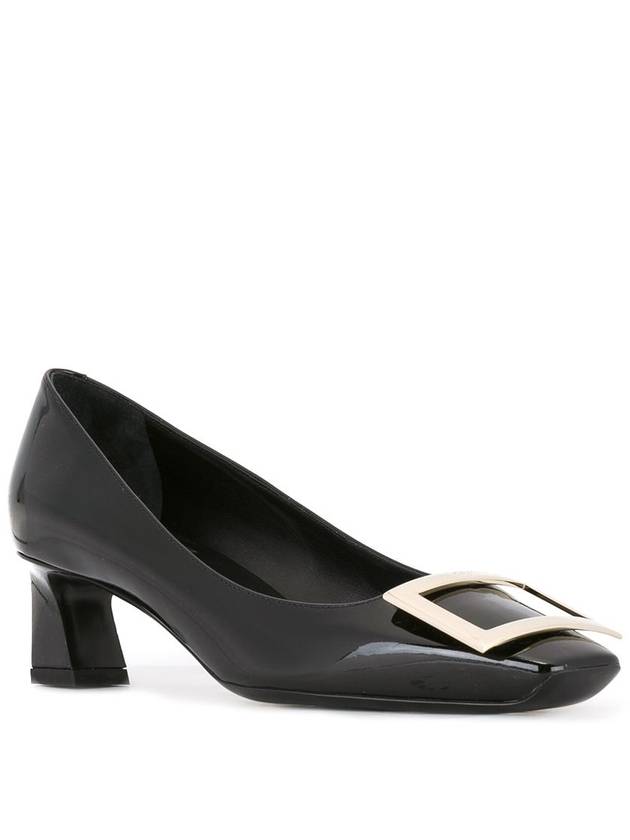 Trompette Metal Buckle Pumps Black - ROGER VIVIER - BALAAN 5