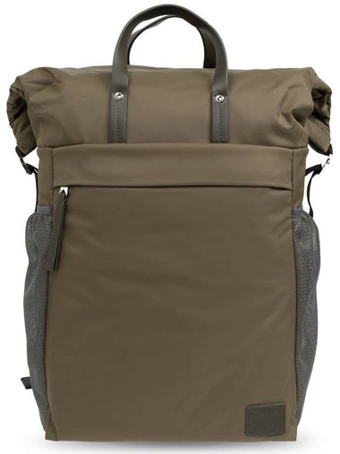 Paul Smith Backpack With Logo, Men's, Green - PAUL SMITH - BALAAN 1