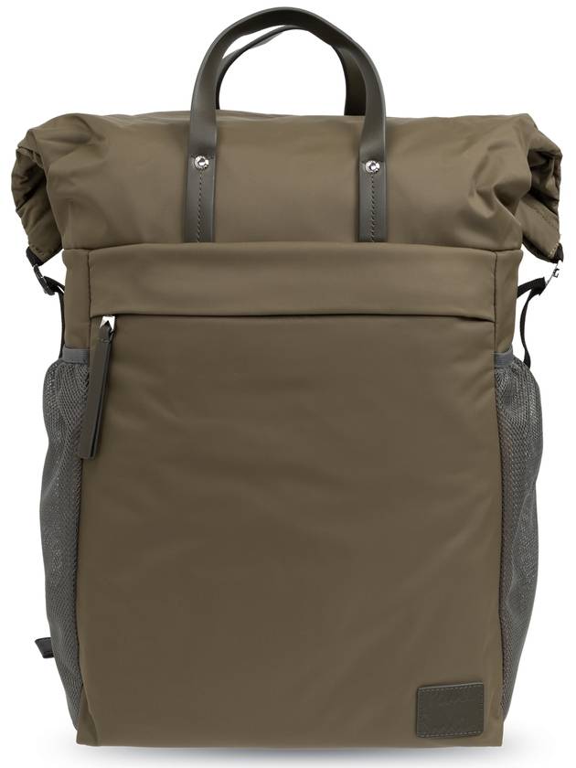 Paul Smith Backpack With Logo, Men's, Green - PAUL SMITH - BALAAN 3