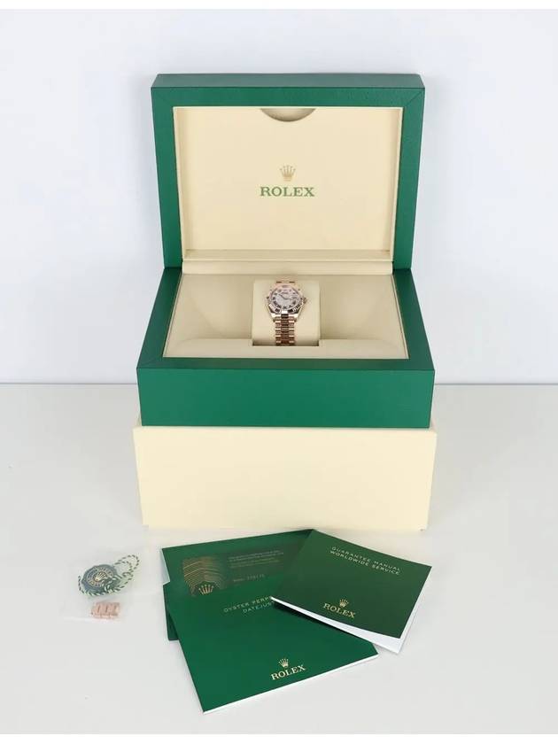 Lady Datejust Pave Diamond Everose Gold 28 279175 - ROLEX - BALAAN 7