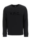 VPC Logo Crew Neck Sweatshirt Black - A.P.C. - BALAAN 3