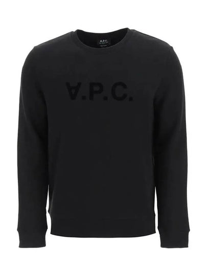 VPC Logo Crew Neck Sweatshirt Black - A.P.C. - BALAAN 2