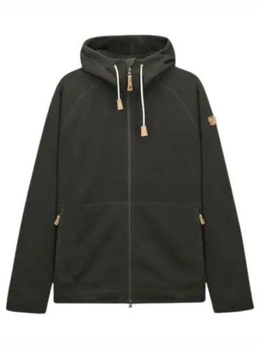 Men s Ovik Fleece Hoodie Deep Forest - FJALL RAVEN - BALAAN 1