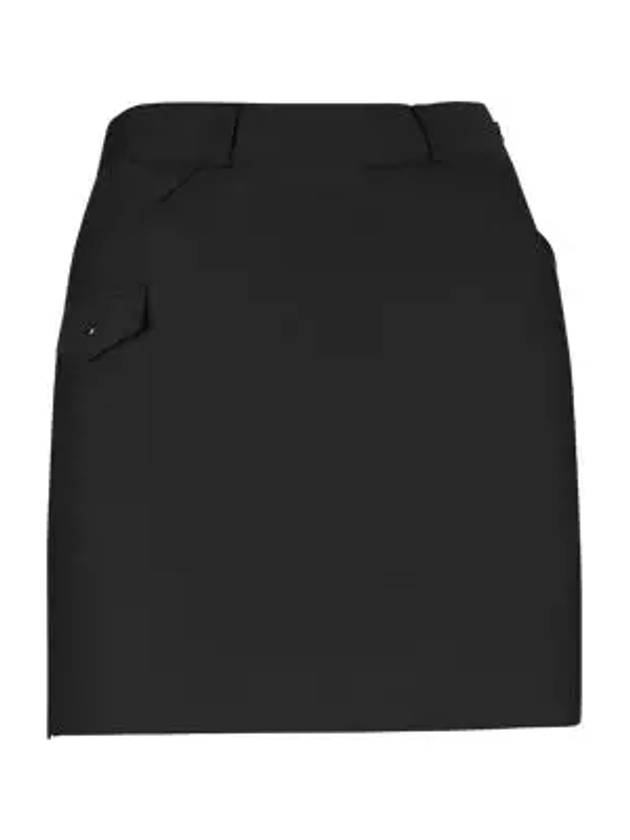 Women s Diagonal Line Padded Culotte Skirt BMU4W148W - LUX GOLF - BALAAN 3