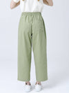 Light Cotton Nylon Span Pin Tuck Banding Wide Soft Apple Green Pants DO3242PT004 1 - DOYOUKNOWMC GOLF WEAR - BALAAN 5