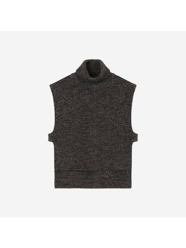 Megan Turtleneck Vest Charcoal - ISABEL MARANT - BALAAN 1