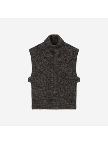 Megan Turtleneck Vest Charcoal - ISABEL MARANT - BALAAN 1