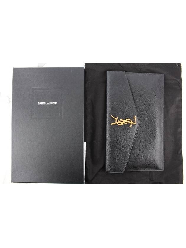 Uptown gold clutch black - SAINT LAURENT - BALAAN 2