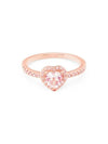 Sparkling Elevated Heart Ring Rose Gold - PANDORA - BALAAN 2