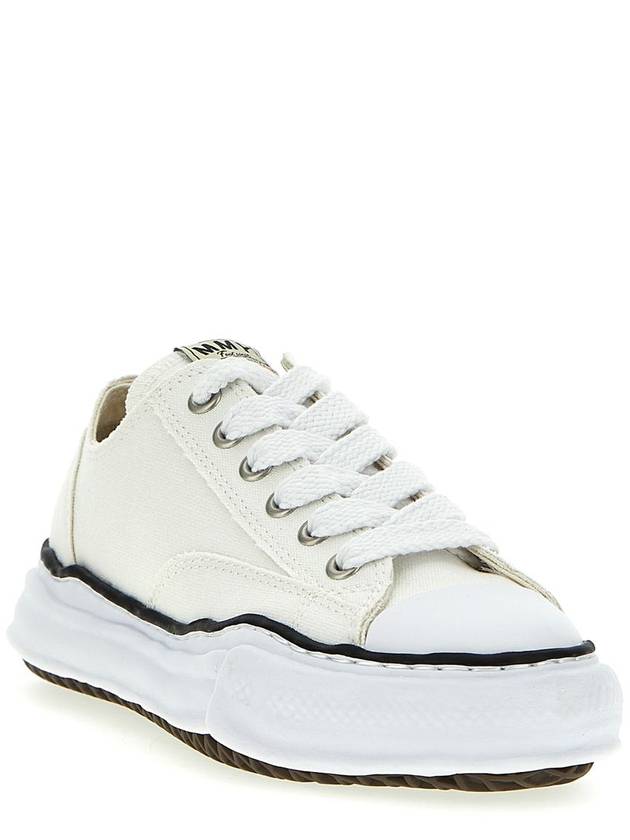 Peterson OG Sole Canvas Low Sneakers White - MAISON MIHARA YASUHIRO - BALAAN 3