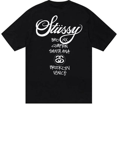 World Tour T Shirt Black 2023 3903792 World Tour T Shirt Black 2023 - STUSSY - BALAAN 2