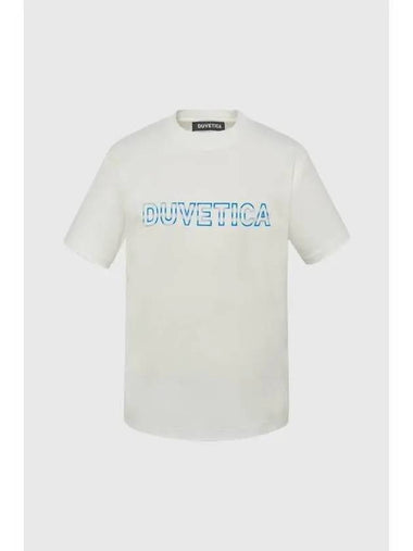 Arissotoe White Men s T Shirt Gold 271966 - DUVETICA - BALAAN 1