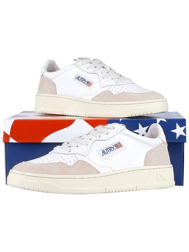 Medalist Suede Low Top Sneakers White - AUTRY - BALAAN 11