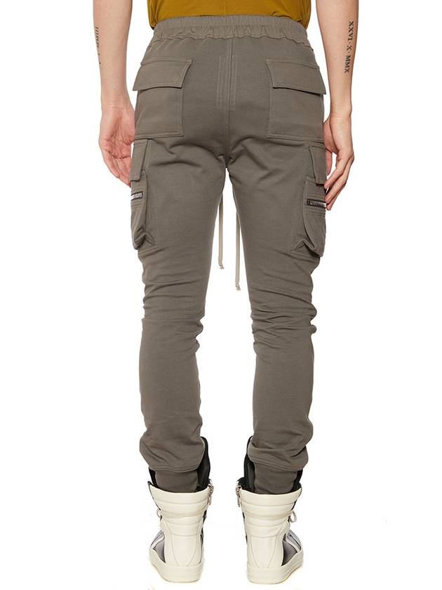 Mastodon Cargo Cotton Track Pants Dust Grey - RICK OWENS - BALAAN 5