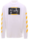 Caravaggio Diag Printing Sweatshirt White - OFF WHITE - BALAAN 1