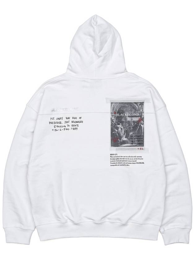 BBD 1982 No Sympathy Hoodie White - BLACKBLOND - BALAAN 3