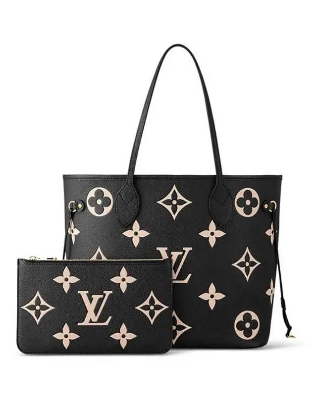 Neverfull MM Monogram Empreinte Tote Bag Black - LOUIS VUITTON - BALAAN 8