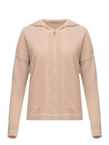 Women s Pluto Hooded Jacket Beige 63460529 - MAX MARA - BALAAN 1