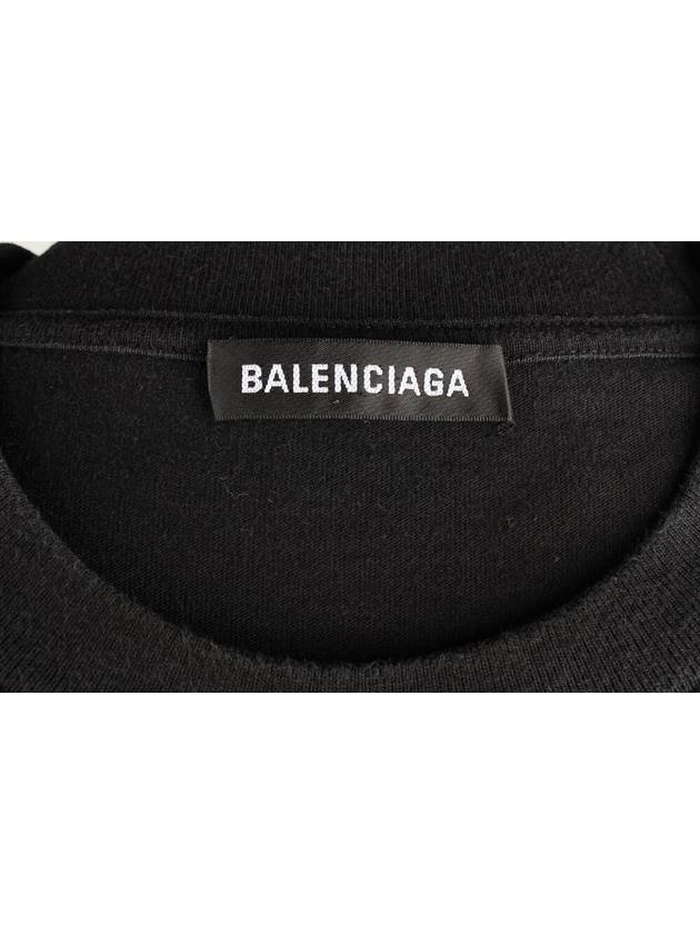 Paris Logo Short Sleeve T Shirt L - BALENCIAGA - BALAAN 6