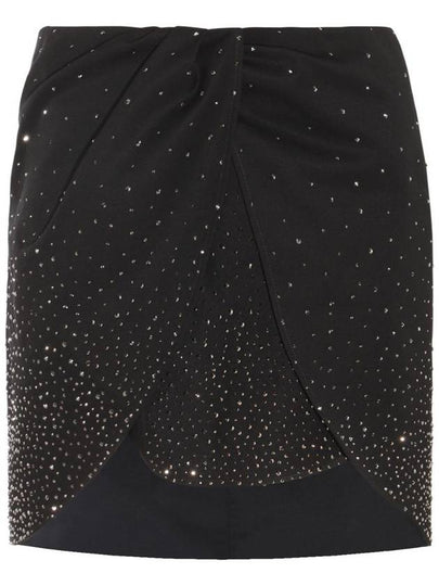 Midi Skirt OWCU009S24FAB0031000 Black - OFF WHITE - BALAAN 2