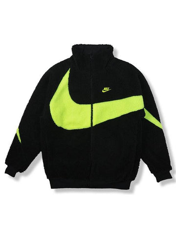 Big Swoosh Bomber Jacket Black Bolt - NIKE - BALAAN 1