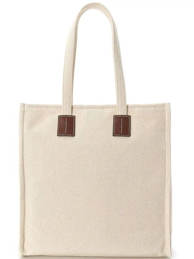 Crystalia Logo Fabric Tote Bag White - BALLY - BALAAN 4