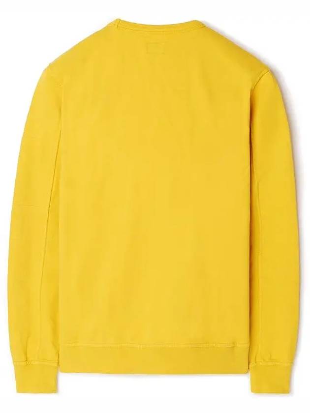 Men's Light Fleece Lens Wappen Sweatshirt Yellow - CP COMPANY - BALAAN 3