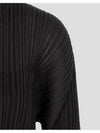 Pleats Please November 23 Ramie Jacket JC542 Charcoal PF3Y110024 - ISSEY MIYAKE - BALAAN 7