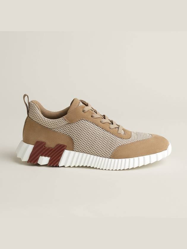 Bouncing Low Top Sneakers Beige Argile - HERMES - BALAAN 4