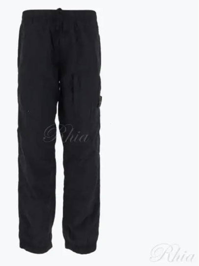 31019 Nylon Metal Econyl Track Pants Black - STONE ISLAND - BALAAN 2