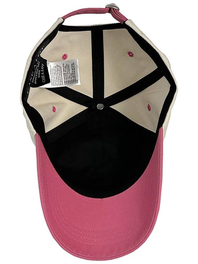 Slogon logo ball cap beige pink - CASEALOT - BALAAN 3