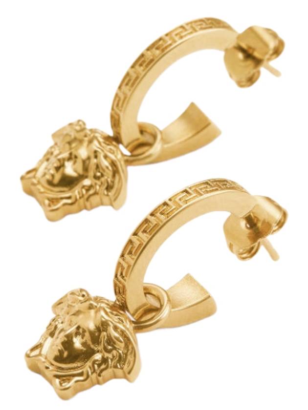 La Medusa Brass Earrings Gold - VERSACE - BALAAN 3