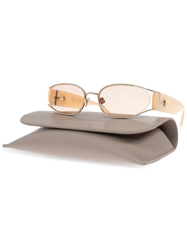 Linda Farrow Sunglasses, Women's, Cream - LINDA FARROW - BALAAN 3