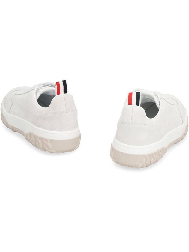 Calf Suede Cable Knit Sole Field Shoes White - THOM BROWNE - BALAAN 5