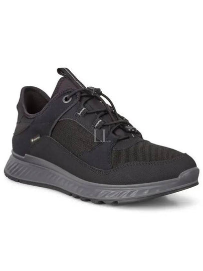 Exostride Gore-Tex Low Top Sneakers Black - ECCO - BALAAN 2