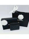 Classic zipper half wallet caviar black gold AP3999 - CHANEL - BALAAN 6