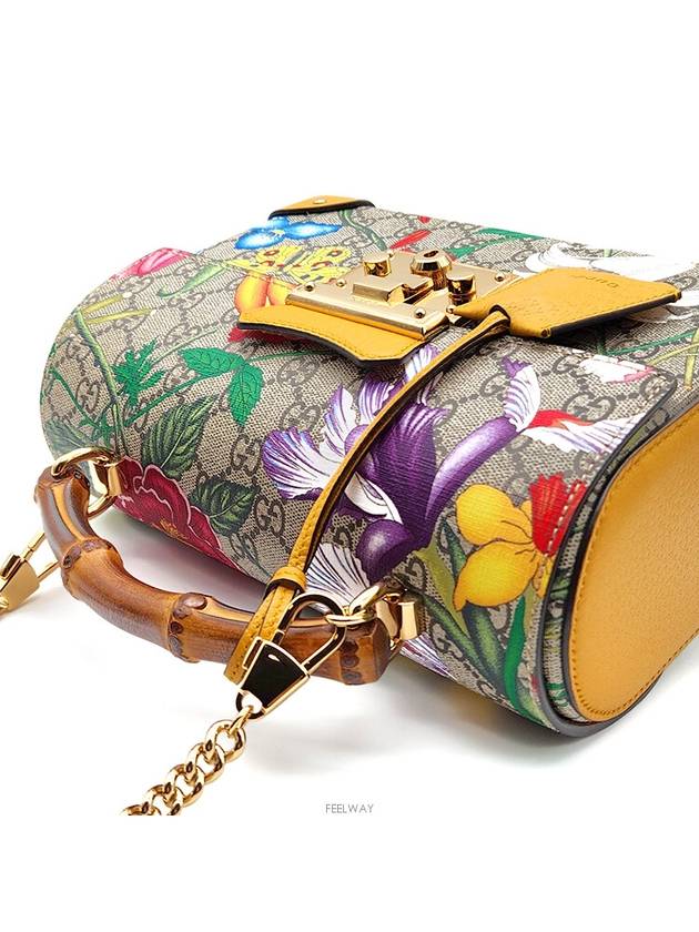 Flora bamboo shoulder bag small 603221 - GUCCI - BALAAN 6