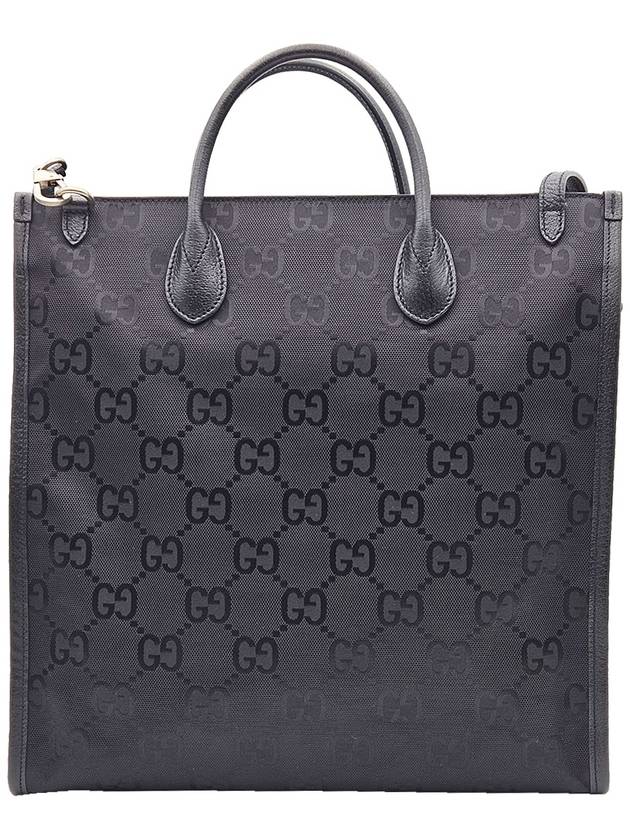 Gucci 630355 Black GG Logo Nylon Off the Grid Tote 2WAY - GUCCI - BALAAN 4