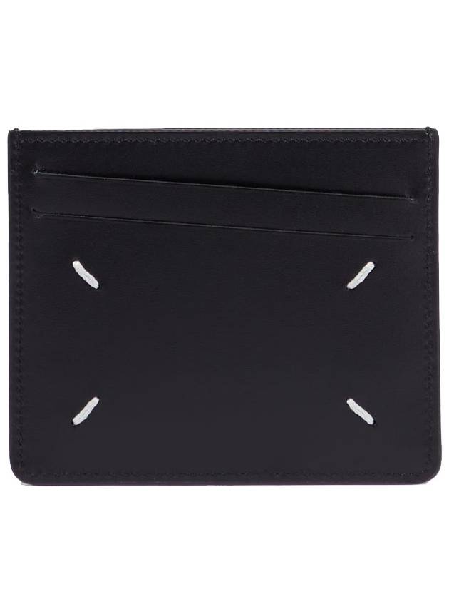 Stitch Diagonal Card Wallet Black - MAISON MARGIELA - BALAAN 4