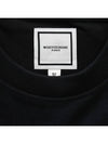 Cotton Square Label Sweatshirt Black - WOOYOUNGMI - BALAAN 6