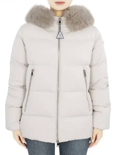 Women s LAICHEFUR down padded jacket beige 1A00174 54AQE 051 270938 1101922 - MONCLER - BALAAN 1