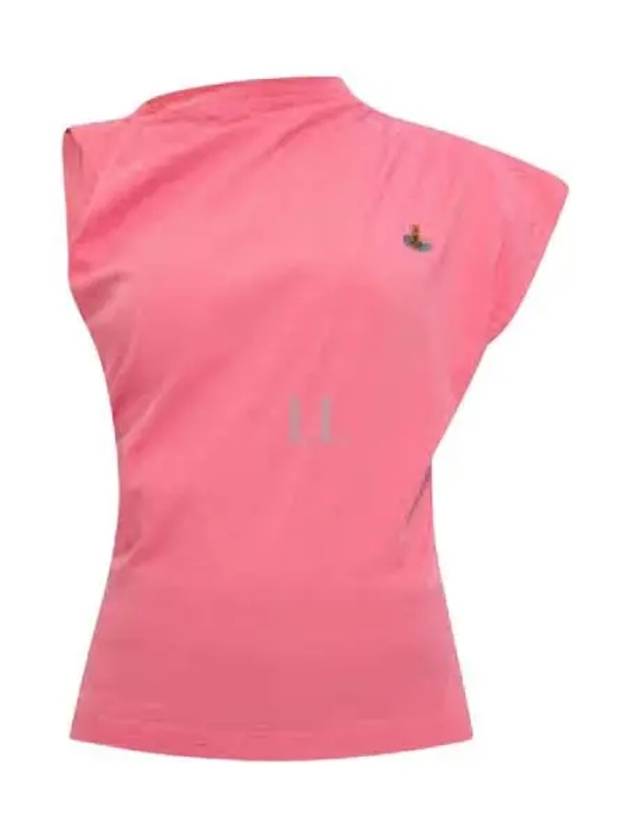 Women's Embroidered Logo Sleeveless Pink - VIVIENNE WESTWOOD - BALAAN 2