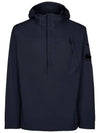 Lens Wappen Gabardine Anorak Navy - CP COMPANY - BALAAN 3