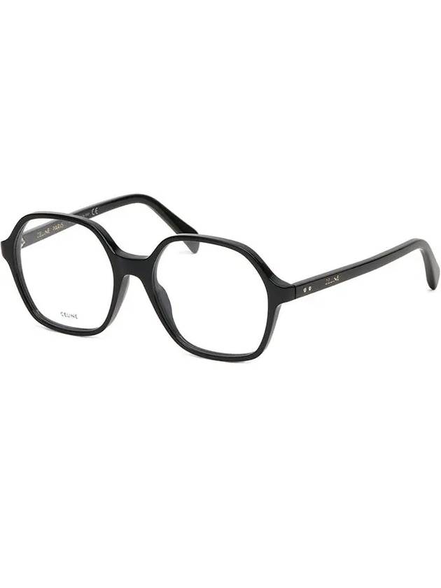 Glasses frame CL50089I 001 black horn rim square overfit - CELINE - BALAAN 7